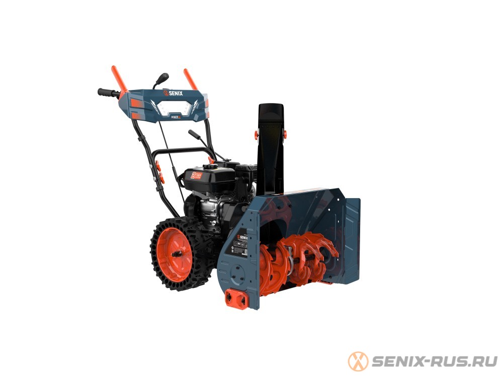 Снегоуборщик бензиновый SENIX STG-M-EU, (212 куб. см, 7.0 л.с., зимний двигатель, 71см)